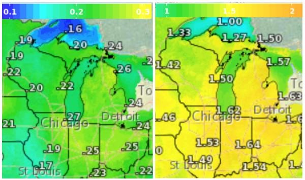 potential evapotranspiration rates 